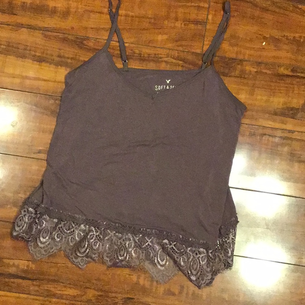 American eagle crop tank